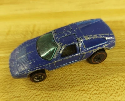 Mercedes Benz C 111 1970 Hot Wheels Redline Spectraflame azul Foto 1 de 4