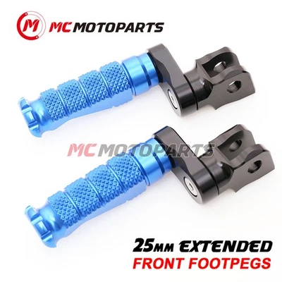 For Yamaha Tracer 900 GT 2019-2020 25MM Lowering Rider Front CNC Foot Pegs Foto 1 de 4