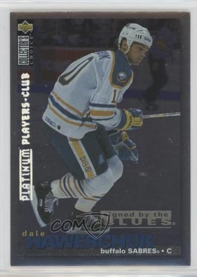 1995-96 Upper Deck Collector's Choice Platinum Player's Club Dale Hawerchuk HOF - Image 1 of 2