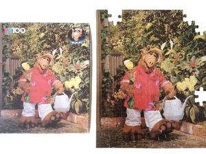 ALF Puzzle 80er als Gärtner MB Spiele 1987 100 Teile unvollständig KULT Alien - Bild 1 von 11