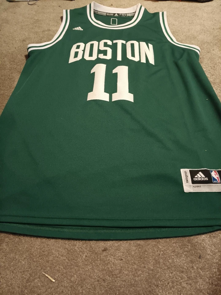 Kyrie Irving Boston Celtics #11 Adidas Swingman Jersey - Size 48 Large Green - Image 1 of 4