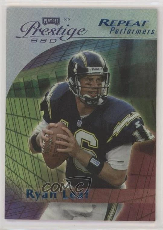 1999 Playoff Prestige SSD Repeat Performers Ryan Leaf #B156 - Image 1 of 2