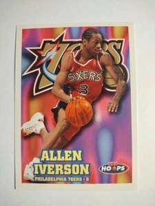 Allen Iverson 1997 NBA Hoops Phily 76ers - Picture 1 of 2