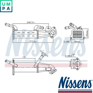 COOLER EXHAUST GAS RECIRCULATION 989451 FOR CITROËN JUMPER/II/Platform/Chassis - Picture 1 of 6