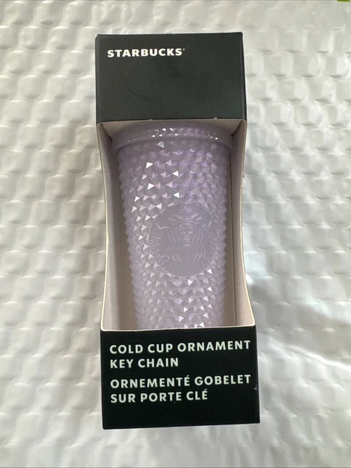 Starbucks 011129687 Cold Cup Ornament Tumbler - Purple