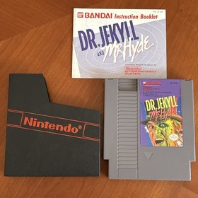 Dr. Jekyll and Mr. Hyde NES With Manual & Sleeve (Nintendo, 1989) - Clean Tested