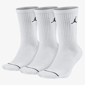 Nike Jordan Herren Everyday Crew 3er Pack Socken Sx5545-100 Dri-Fit weiß Größe L - Bild 1 von 6