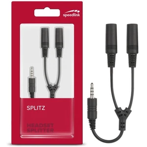 Dual Headset-Adapter Y Splitter 1x 3,5mm Klinken-Stecker auf 2x Kopfhörer-Buchse - Bild 1 von 3