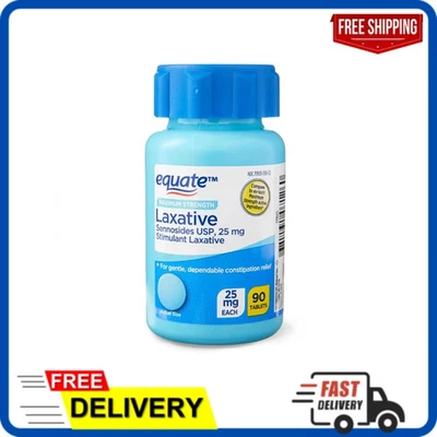 Equate Maximum Strength Sennosides USP Laxative Tablets 25 mg 90 Count, 1 Pack - Image 1 of 4