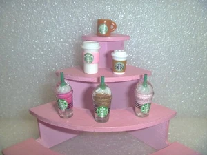 Bebidas frías y calientes~*~Con logotipo de StarBucks para Barbie, LPS, Curio, DH o? - Imagen 1 de 5