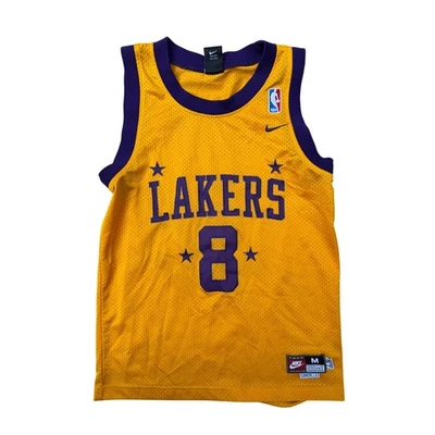 Camiseta Kobe Bryant #8 Nike LA Los Angeles Lakers Swingman Rewind 1957 amarela M - Imagem 1 de 4