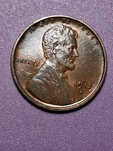 1915-D LINCOLN CENT.  MS/BU/RB. - Picture 1 of 2