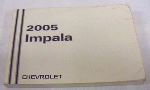 2005 CHEVROLET IMPALA OWNER'S MANUAL. / VERY NICE USED CONDITION / FREE SHIP - Picture 1 of 3