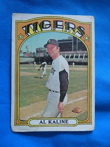 BASEBALL CARD 1972  DETROIT TIGERS AL KALINE  #600 - Picture 1 of 2