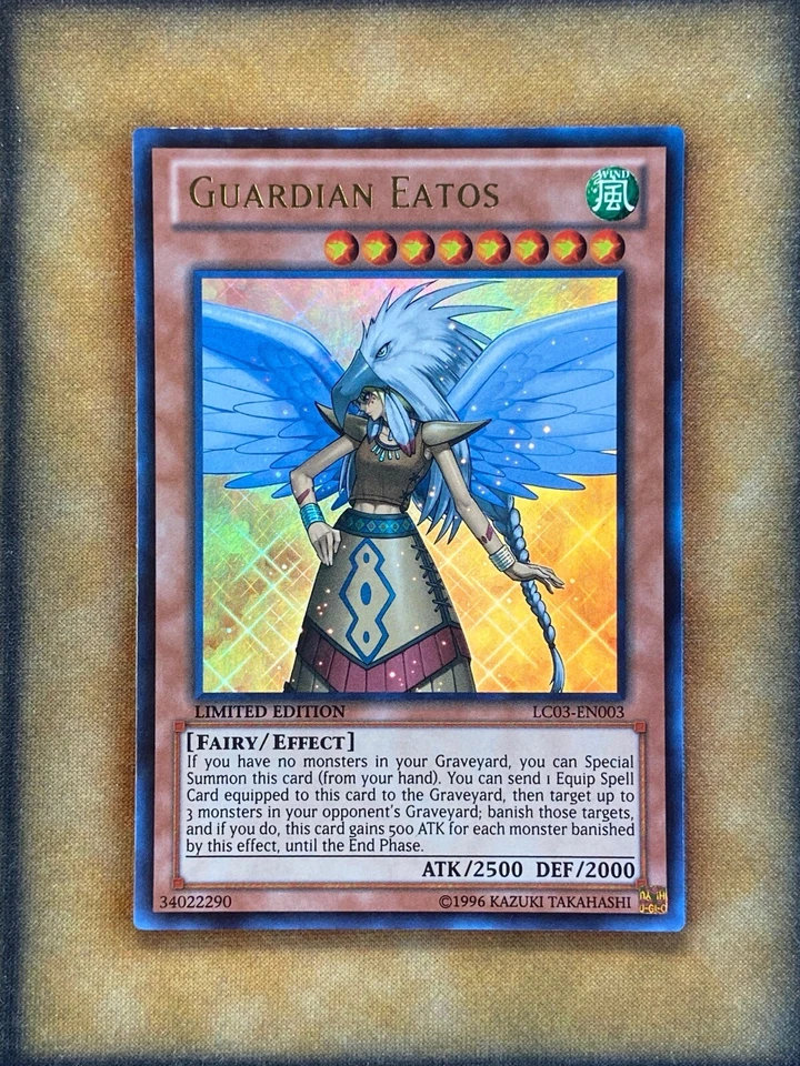 Yugioh Guardian Eatos LC03-EN003 edição limitada ultra rara quase perfeita - Imagem 1 de 1
