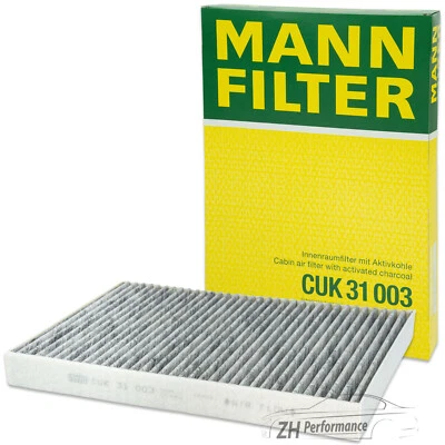 MANN-FILTER MANN CUK 31 003 Innenraumfilter Aktivkohle für Audi A4 A5 A6 A7 Q5 Q7 Q8 Touareg