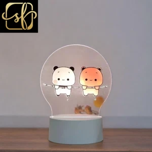 (A5-Warm White Light) Bubu Dudu Led Night Light Cute Bear Panda Figures Lamp USB - Picture 1 of 2