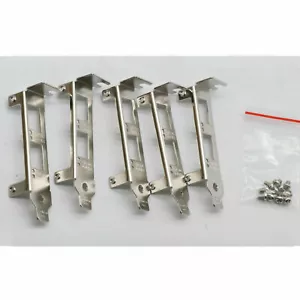 10 pcs Low Profile Brackets for Intel X520-DA2 X520-SR2 X520-LR2 X710-DA2 - Picture 1 of 3