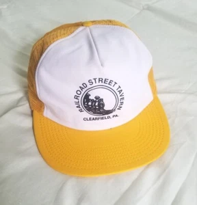 Railroad Street Tavern Trucker Hat Cap Adjustable Snapback Clearfield PA Padded - Picture 1 of 6