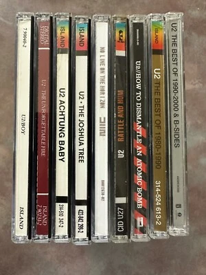 Лот из 9 компакт-дисков U2 Boy Joshua Tree Rattle and Hum Achtung Baby лучший 1980 1990 2000 - Изображение 1 из 4
