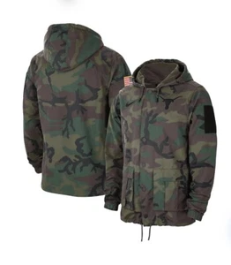 Nike Texas Longhorns Military Pack Lightweight Hoodie Performance Snap Jacket M - Picture 1 of 5