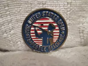 1972 82 92 US Open Championship Pebble Beach Golf Links Flat Ball Marker Mark - Bild 1 von 2