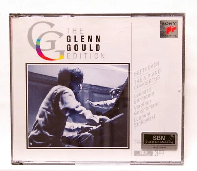 GLENN GOULD, STOKOWSKI - BEETHOVEN the 5 piano concertos SONY 2xCDs NM - Image 1 of 2