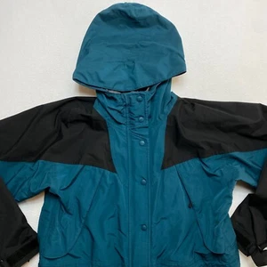 Vintage Eastern Mountain Sports Gore Tex Jacket Men's L Blue Waterproof Nylon - Picture 1 of 16