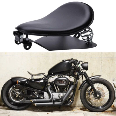 3" Motorcycle Spring Solo Seats For Harley Davidson Sportster Nightster XL1200N - Image 1 of 4