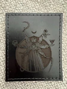 Weißer Phosphor ""Murdered Out Wraith"" Patch schwarz Leder Variante - Bild 1 von 5