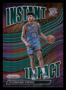2022-23 Panini Prizm Instant Impact Prims Green #15 Ousmane Dieng - Picture 1 of 2