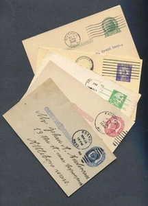 USA : 5 stationaries from 1940 until 1968 - used - Picture 1 of 5
