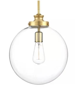 Progress Lighting P5328-137 Penn 12 in. 1-Light Natural Brass Hanging Pendant - Picture 1 of 11
