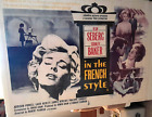 SALE poster folded IN THE FRENCH STYLE 1963 Original British Quad JEAN SEBERG