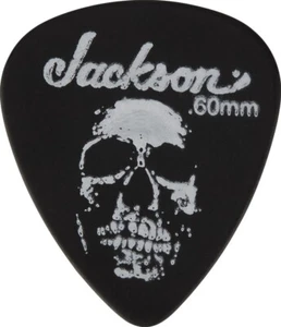 NEW Jackson 451 Skull Delrin .60mm Black Guitar Picks (12), 298-7451-750 - Picture 1 of 1