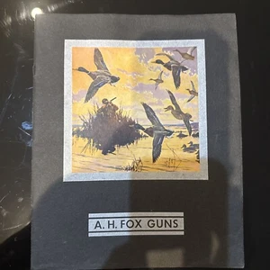 Original 1934 A. H. FOX Gun Catalog Artist Edition + Retail Price Sheet RARE - Picture 1 of 7