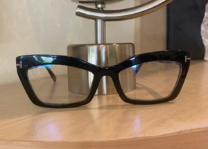 Tom Ford TF5766B. Farbe 005 Schwarz&Schildpatt. 54mm Cateye Damen Brille - Bild 1 von 9