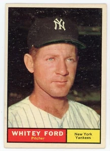 Topps Whitey Ford #160 Yankees Ex 1961 - Imagen 1 de 1
