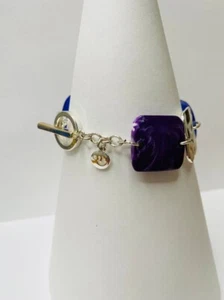 Swarovski Rainbow Blue Candy Bracelet for ladies - Picture 1 of 11