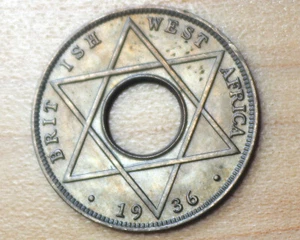 Penny 1/10 Africa occidentale inglese 1936 - Foto 1 di 2