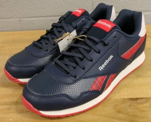 NEW Reebok Royal Classic Jogger 3.0 Boys Size 5 Sneaker Navy A4 - Picture 1 of 10
