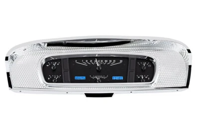 Sistema de calibre analógico camioneta Ford Dakota Digital 1965-66 cabina personalizada VHX-65F-PU-K-B Foto 1 de 4