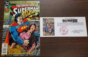 The Adventures of Superman (1987) #514 SIGNED by Barry Kitson with Notarized WOS - Picture 1 of 5