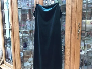 Jade Green Size 18 New Look Velvet Feel Dress Brand New Strappy - Picture 1 of 5