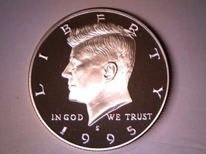 "Medio dólar Kennedy 1995 vestido a prueba ""envío gratuito" - Imagen 1 de 2