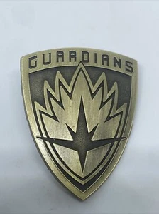 Marvel Disney Guardians of the Galaxy Shield Pin Badge Bronze - Picture 1 of 3