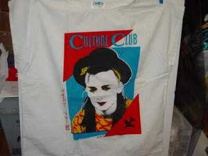 CULTURE CLUB BOY GEORGE VINTAGE 1983 WELTKONZERT TOUR Shirt NOS weiß GRÖSSE XL - Bild 1 von 4