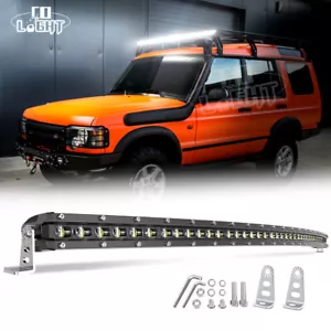 50"inch Slim Single Row Curved 960W LED Light Bar Offroad Driving Truck Boat 52" - Picture 1 of 16