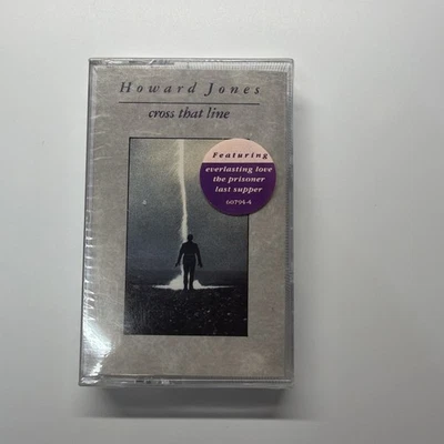 Howard Jones FACTORY SEALED Cassette Tape Cross That Line - Image 1 of 2