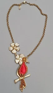 Cadena collar gargantilla pájaro tono dorado Vivienne Westwood para dama - Imagen 1 de 5